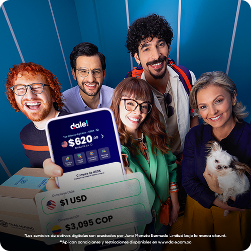 Con  dale! conviertes fácil tus pesos a dólares o euros digitales